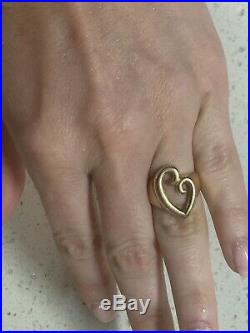 James Avery 14k Gold Mother's Love Heart Ring Sz 6.5