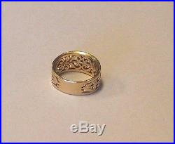 James Avery 14k Gold Open Adorned Ring Size 6.5