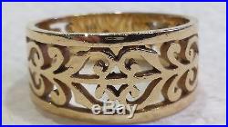 James Avery 14k Gold Open Adorned Ring Size 6.5