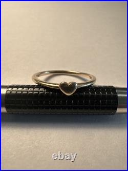 James Avery 14k Gold Pure Heart Ring Size 7 1.6g