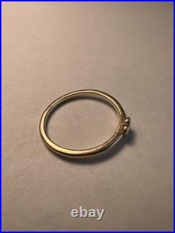 James Avery 14k Gold Pure Heart Ring Size 7 1.6g