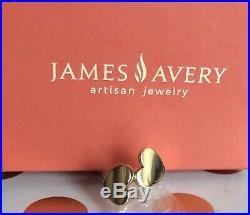 James Avery 14k Gold Retired Double Heart Ring HTF