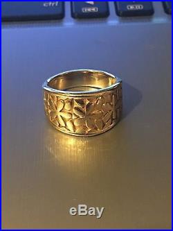 James Avery 14k Gold Retired Spring Blossom Ring Sz 8 (Plz Read Description)