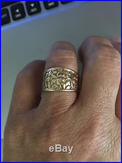 James Avery 14k Gold Retired Spring Blossom Ring Sz 8 (Plz Read Description)