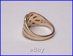 James Avery 14k Gold Retired Woven Ring Size 8.5 (7.3g)