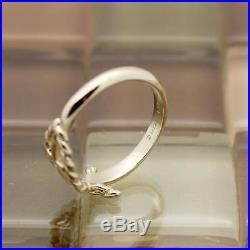 James Avery 14k Gold Rope Ichthus Ring Size 6 Retired