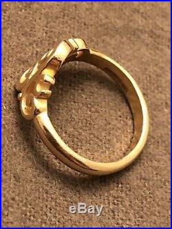 James Avery 14k Gold Spanish Swirl Ring Size 6 Retails For $330