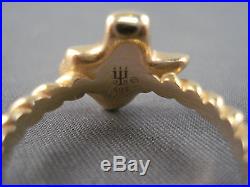 James Avery 14k Gold State of Texas Twisted Band Ring Size 7