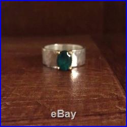 James Avery 14k Gold & Sterling Silver Julietta Ring with Emerald 585 925