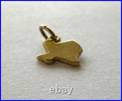 James Avery 14k Gold Texas State Mini Charm Uncut Ring