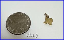 James Avery 14k Gold Texas State Mini Charm Uncut Ring