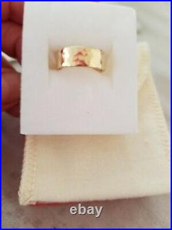 James Avery 14k Hammered Gold Band