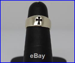 James Avery 14k Narrow Crosslet Ring Size 5.5NO RESERVE