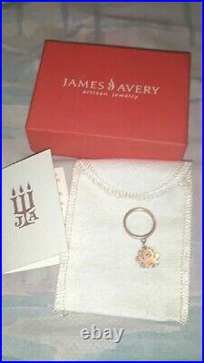 James Avery 14k Ring and 14k Frog Charm, Retired, cute, with box