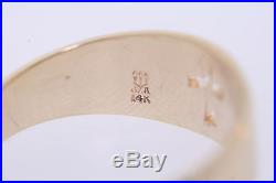 James Avery 14k Yellow Gold 8.5mm Open Cross Band Ring Size 9.25