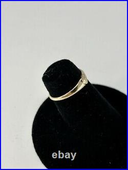 James Avery 14k Yellow Gold Cherished Heart Ring Size 3.5 Pinky / Childs RETIRED