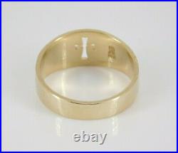 James Avery 14k Yellow Gold Cut Out Cross Ring Size 7