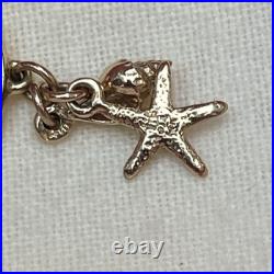 James Avery 14k Yellow Gold Dangle Ring With Retire James Avery Starfish Shell