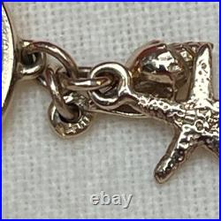 James Avery 14k Yellow Gold Dangle Ring With Retire James Avery Starfish Shell