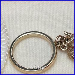 James Avery 14k Yellow Gold Dangle Ring With Retire James Avery Starfish Shell