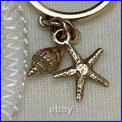 James Avery 14k Yellow Gold Dangle Ring With Retire James Avery Starfish Shell