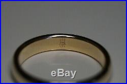 James Avery 14k Yellow Gold Forever Band Ring Size 8.5