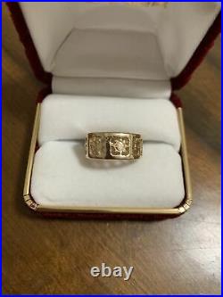 James Avery 14k Yellow Gold Four Season Ring Size 7. In Great Shape & Very Nice
