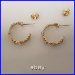 James Avery 14k Yellow Gold Margarita Hoop Earrings