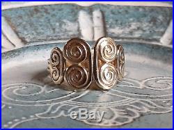 James Avery 14k Yellow Gold Mycenaean Swirl Ring Size 6 Retired