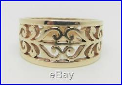 James Avery 14k Yellow Gold Open Adorned Ring Size 6.25 Lb2856