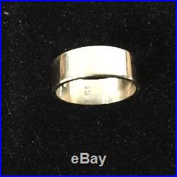 James Avery 14k Yellow Gold Open Cross Band Ring Size 11