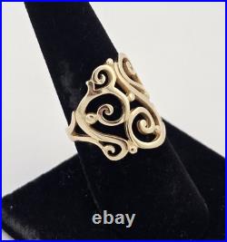 James Avery 14k Yellow Gold Open Sorrento Scroll Ring Size 7 7.0g James Avery 14k Yellow Gold Open Sorrento Scroll Ring Size 7 7.0g