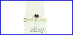 James Avery 14k Yellow Gold Remembrance With Amethyst Stone Ring Size 7