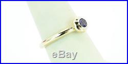 James Avery 14k Yellow Gold Remembrance With Amethyst Stone Ring Size 7