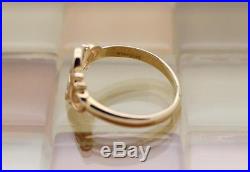 James Avery 14k Yellow Gold Spanish Swirl Ring Size 4, 3.3 Grams, RETAIL$280
