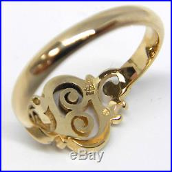 James Avery 14k Yellow Gold Spanish Swirl Ring Size 6 1/2