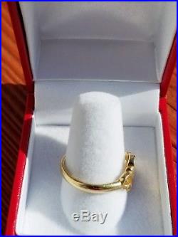 James Avery 14k Yellow Gold Spanish Swirl Scroll Ring Sz 9 catbird Helen lizzie