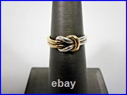 James Avery 14k Yellow Gold & Sterling Silver Lovers Knot Ring James Avery 14k Yellow Gold & Sterling Silver Lovers Knot Ring