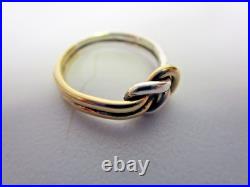 James Avery 14k Yellow Gold & Sterling Silver Lovers Knot Ring James Avery 14k Yellow Gold & Sterling Silver Lovers Knot Ring