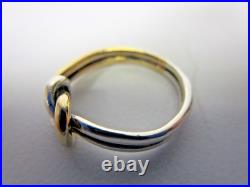 James Avery 14k Yellow Gold & Sterling Silver Lovers Knot Ring James Avery 14k Yellow Gold & Sterling Silver Lovers Knot Ring