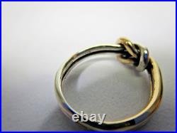 James Avery 14k Yellow Gold & Sterling Silver Lovers Knot Ring James Avery 14k Yellow Gold & Sterling Silver Lovers Knot Ring