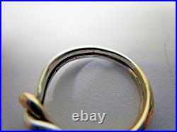 James Avery 14k Yellow Gold & Sterling Silver Lovers Knot Ring James Avery 14k Yellow Gold & Sterling Silver Lovers Knot Ring