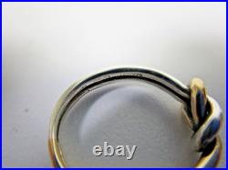 James Avery 14k Yellow Gold & Sterling Silver Lovers Knot Ring James Avery 14k Yellow Gold & Sterling Silver Lovers Knot Ring