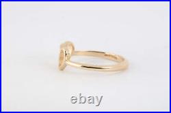 James Avery 14k Yellow Gold Two Hearts Together Ring Size 8 (2.38g.)