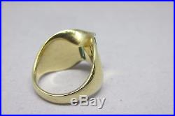 James Avery 14k Yellow Gold Vasar Emerald Monaco Ring Size 7 Rare Retired