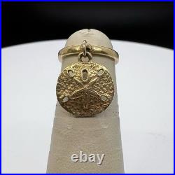 James Avery 14k Yellow Golds and Dollar Dangle Charm Ring Size 3 James Avery 14k Yellow Golds and Dollar Dangle Charm Ring Size 3