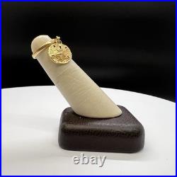 James Avery 14k Yellow Golds and Dollar Dangle Charm Ring Size 3 James Avery 14k Yellow Golds and Dollar Dangle Charm Ring Size 3