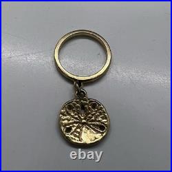 James Avery 14k Yellow Golds and Dollar Dangle Charm Ring Size 3
