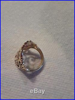 James Avery 14k Yellow gold Open Sorrento Ring size 7.5 In very good condition