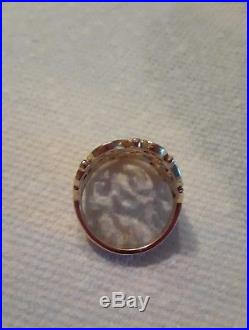 James Avery 14k Yellow gold Open Sorrento Ring size 7.5 In very good condition